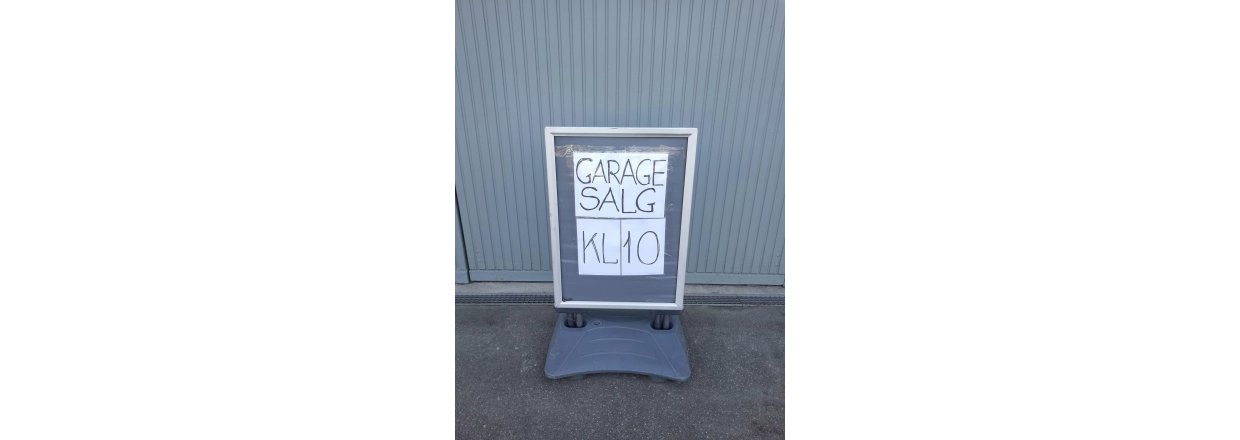 Garage salg Snerlevej 26 lrdag