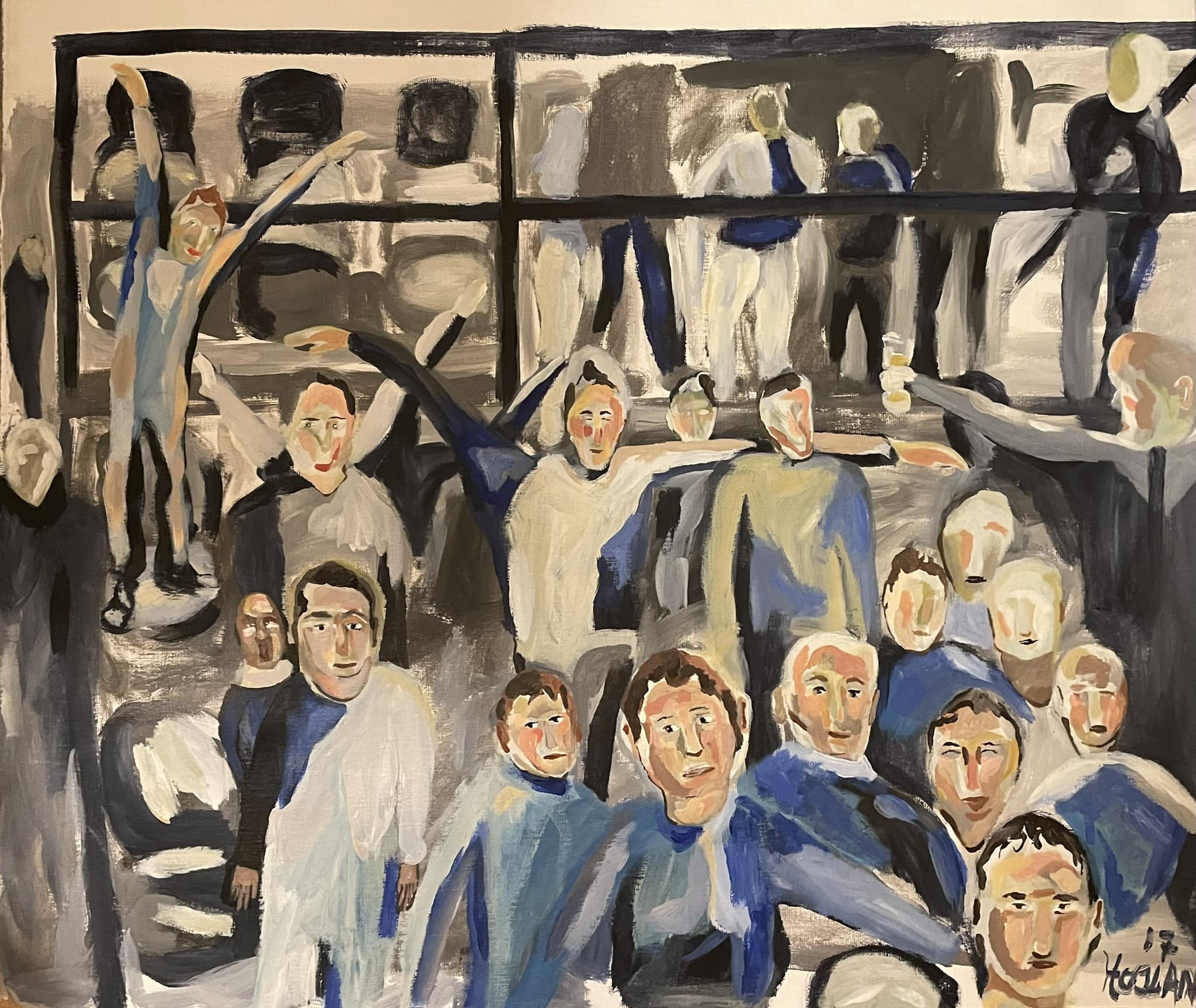 Fodbold maleri / Football paintings