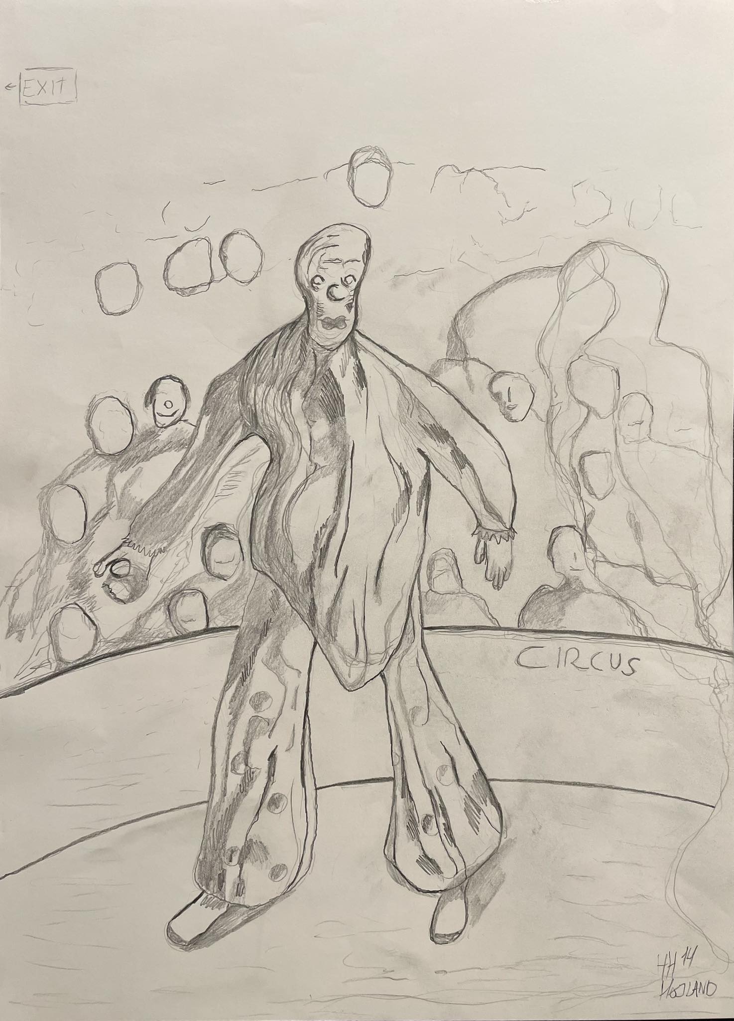 Cirkus Tegning / Circus drawings