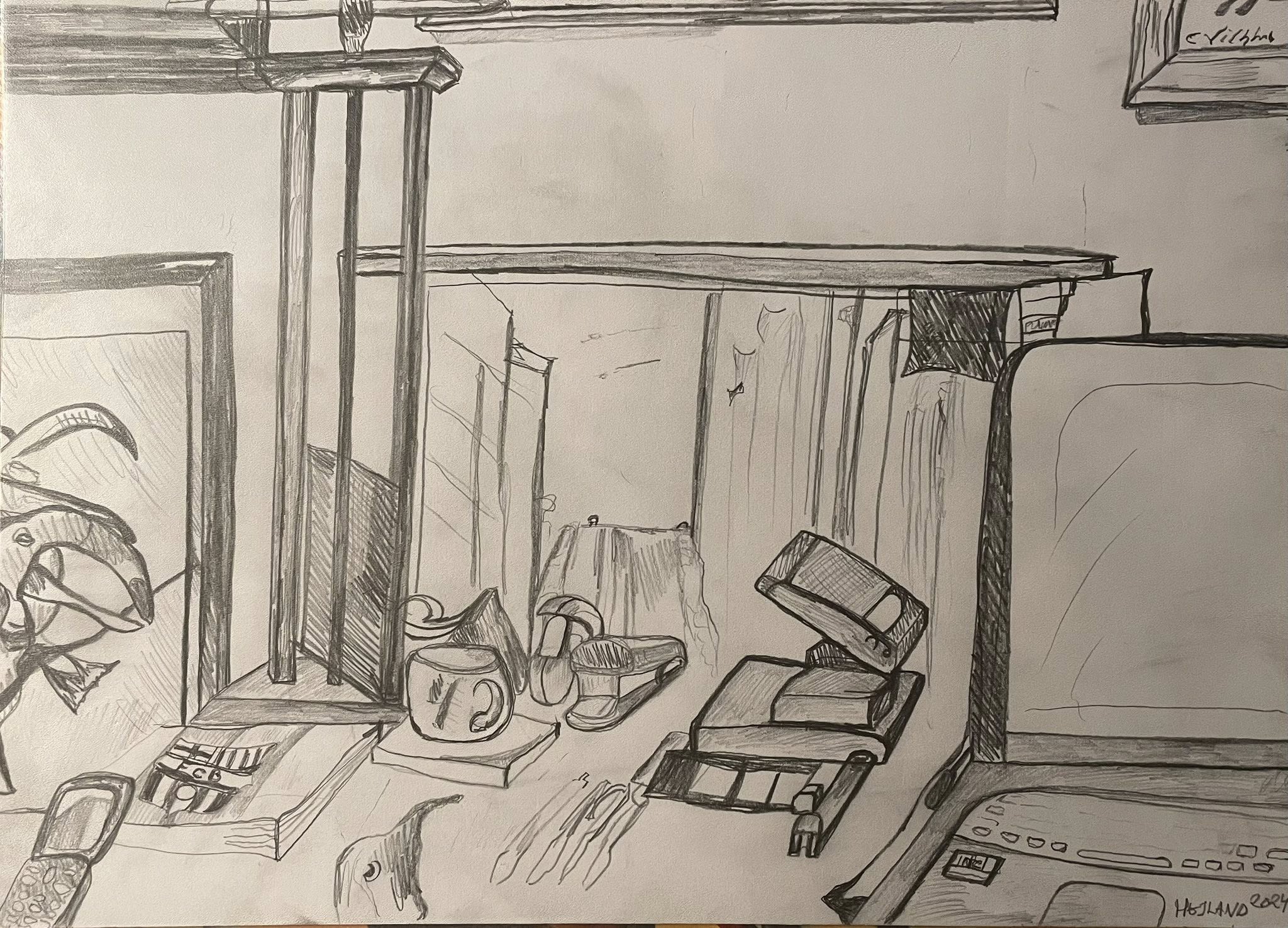 Interiør / Interior drawing
