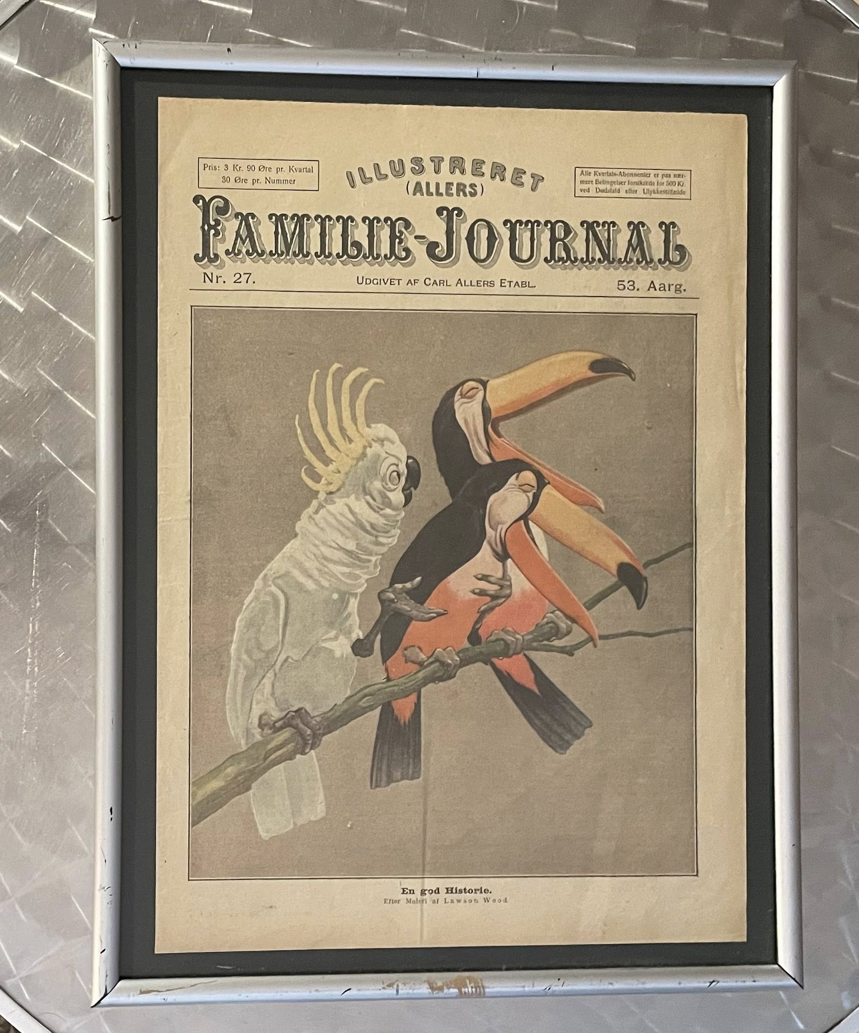 Reproduktioner og indrammet illustrationer