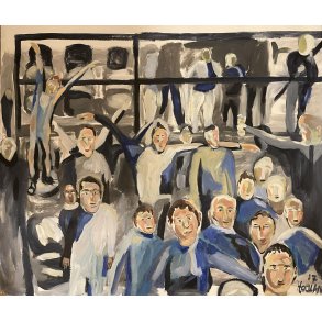 Fodbold maleri / Football paintings