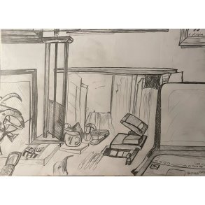 Interiør / Interior drawing