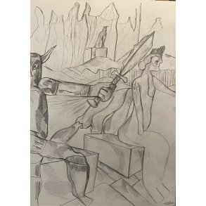 Abstrakt og surreal drawings