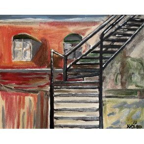 Helsingr grden Stengade 26 Miniature maleri