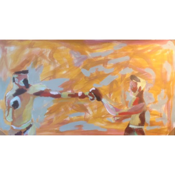 Sports maleri boksere trner