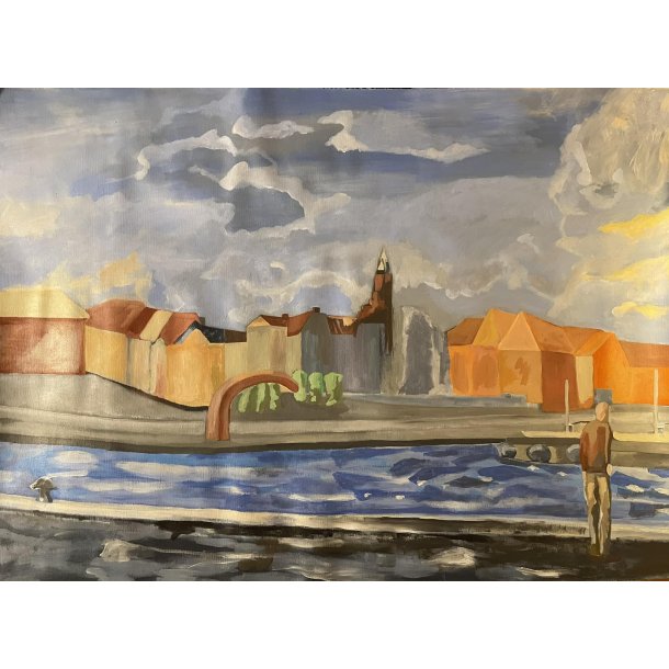 Helsingr havn maleri