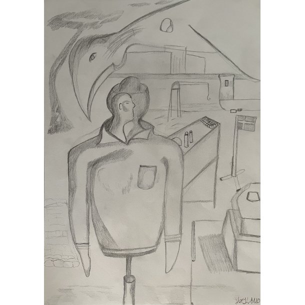Tegning A3 Abstrakt