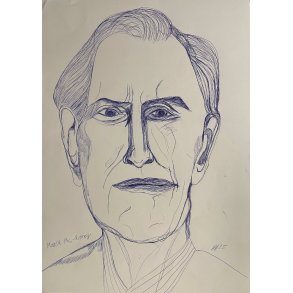 Tegning A3 Portrt kuglepen