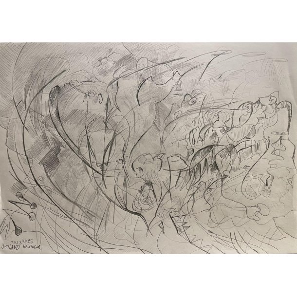Tegning A3 Abstrakt