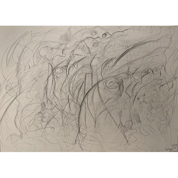 Tegning A3 Abstrakt