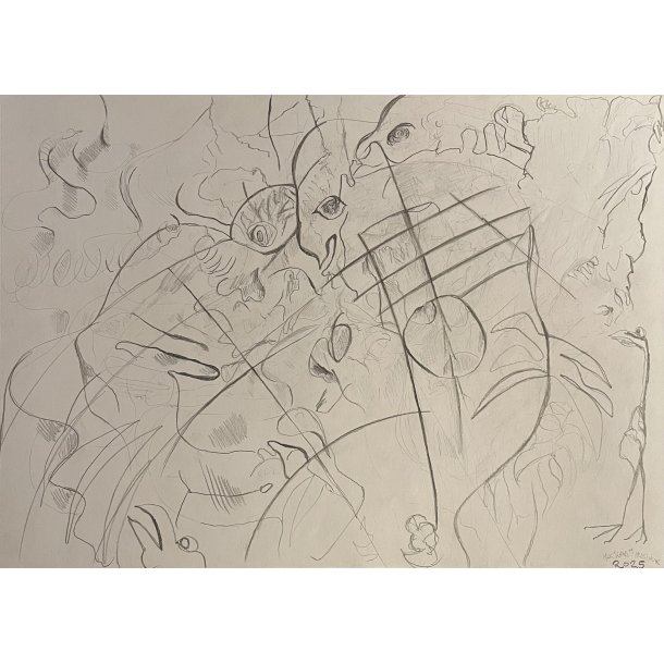 Tegning A3 Abstrakt