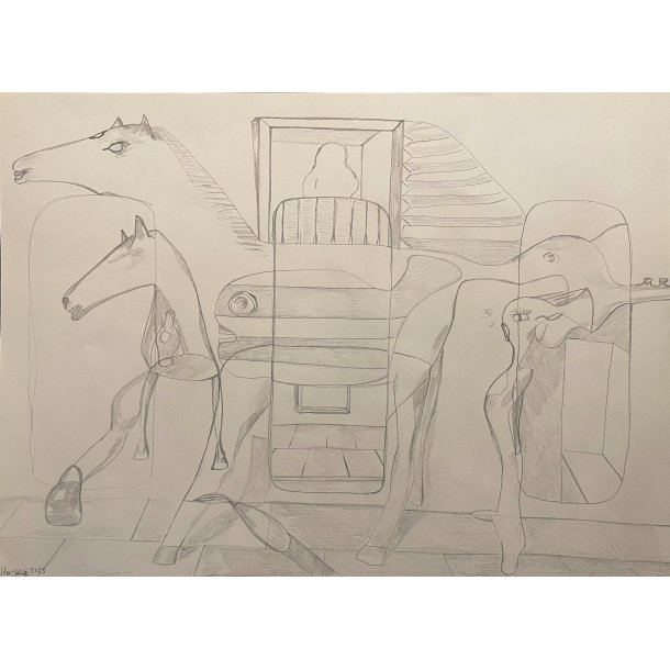 Tegning A3 Abstrakt