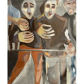 Fans p stadion Ml: 82 x 67 cm.