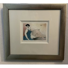 Tryk signeret og nummereret / Figur / M�l: 46 x 49 cm.