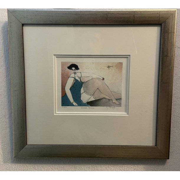 Tryk signeret og nummereret / Figur / M�l: 46 x 49 cm.