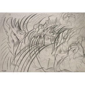 Tegning A3 Abstrakt