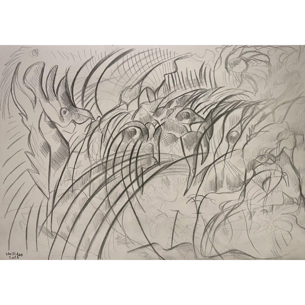 Tegning A3 Abstrakt