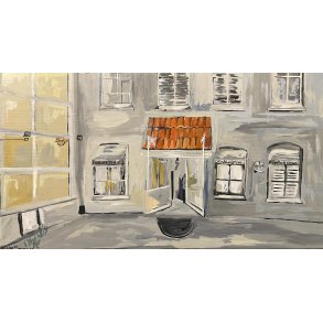 Souvenir Galleriet /Fodboldstore butikken M�l: ca. 31 x 55 cm.