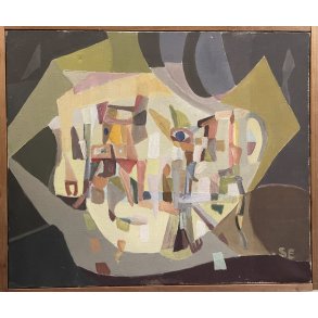 Vintage maleri / Abstrakt