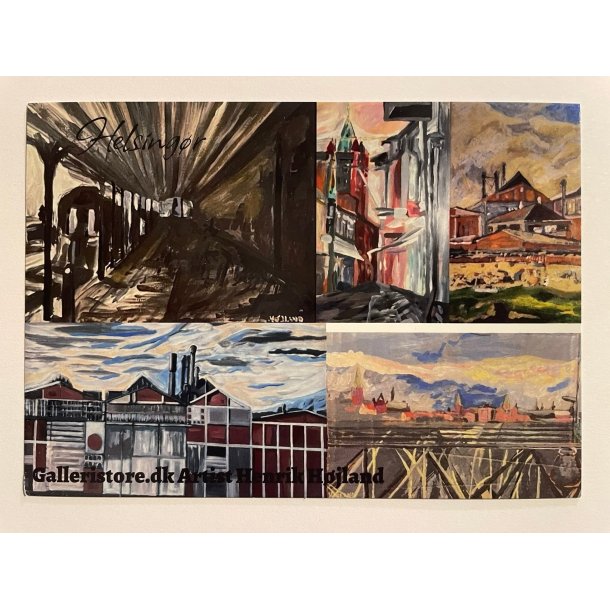 Postkort Helsing�r collage 2