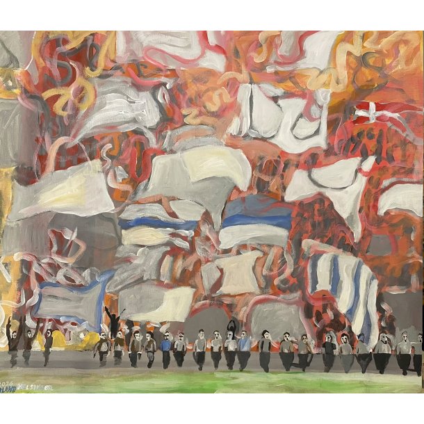 Tifo tribune M�l: 50 x 59 cm.
