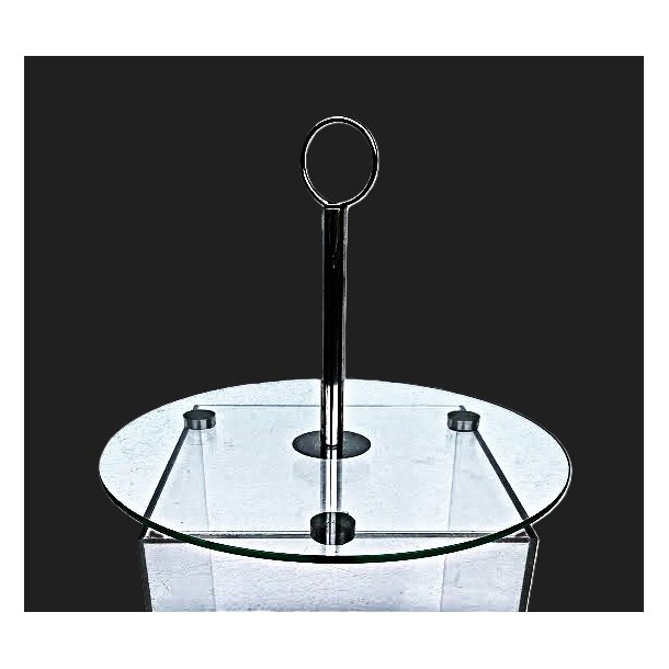 Vintage glas serveringsfad