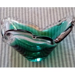 Gr�n vintage glassk�l