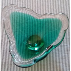 Gr�n vintage glassk�l