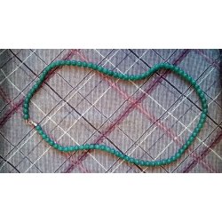Gr�n vintage halsk�de