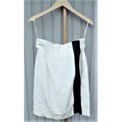 Sort/hvid Diva vintage jakke og nederdel