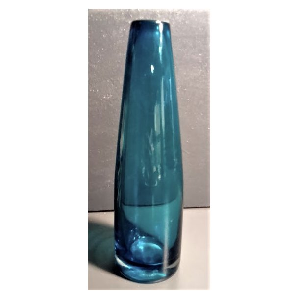 Gr�n Holmegaard Torpedo glasvase