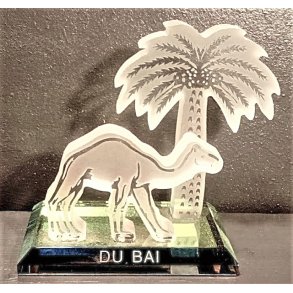 Krystalglas figur fra Dubai