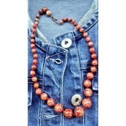 Vintage koral halsk�de
