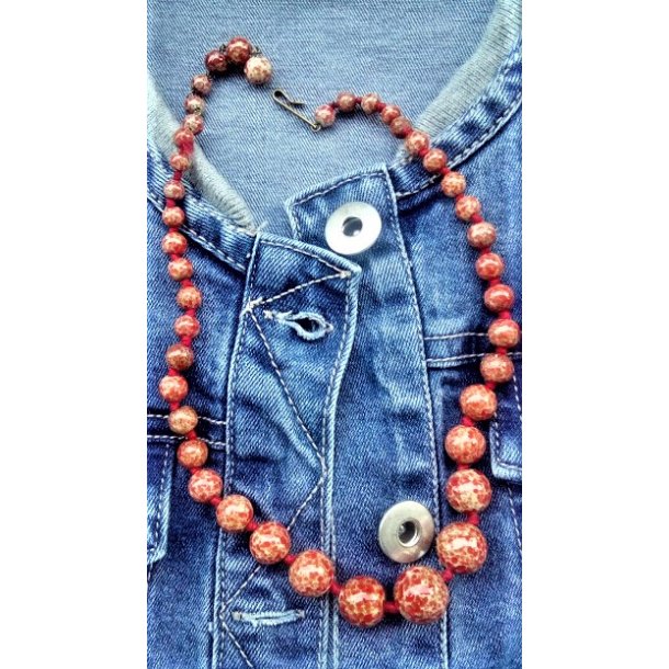 Vintage koral halsk�de