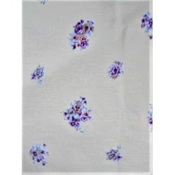 Gul sm�blomstret vintage bomuldsdug