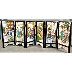 Kinesisk miniature sk�rm med paneler