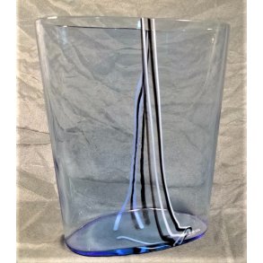 Kosta Boda Blue Rainbow glasvase