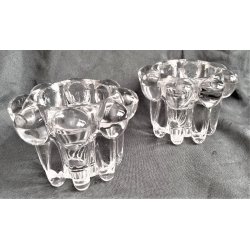 Franske Reims glaslysestager