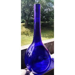 Koboltbl� glasvase