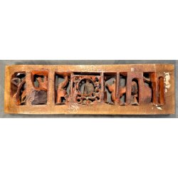 Kinesisk udsk�ret tr�panel