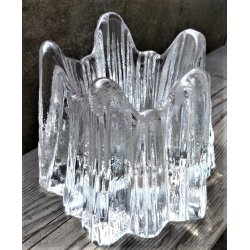 Nybro Glasbruk vintage fyrfadsstage