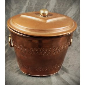 Antik vintage kobberd�se