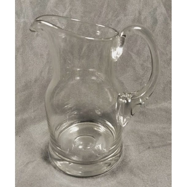 Vintage m�lkekande i klart glas