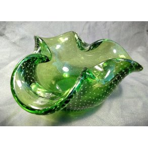 �blegr�n vintage glassk�l