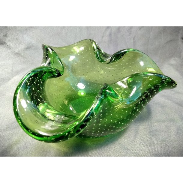 �blegr�n vintage glassk�l