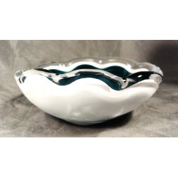 Gr�n Flygsfors Coquille glassk�l