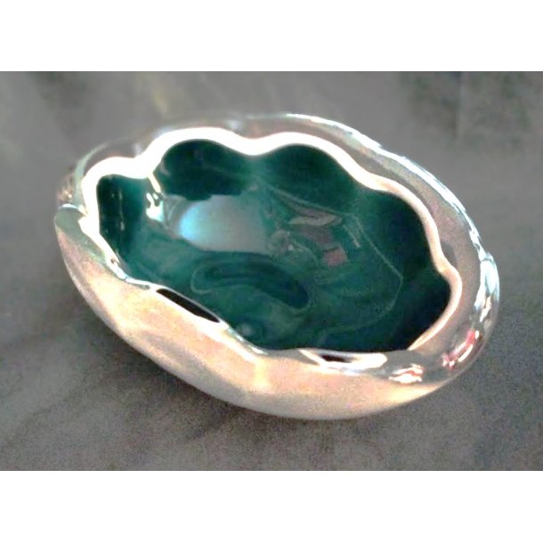 Gr�n Flygsfors Coquille glassk�l