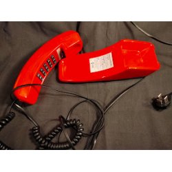 R�d Lady Kirk vintage v�gtelefon
