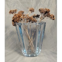 Stor Str�mbergshyttan art deco vintage glasvase